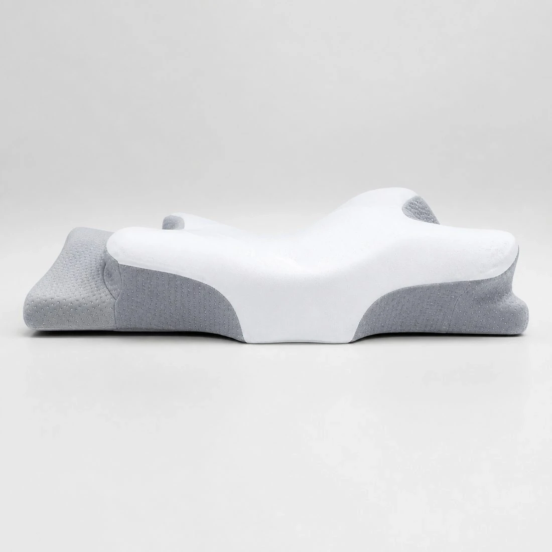 TheraPillow ContourCurve Pillow, side profile showing the contour curve