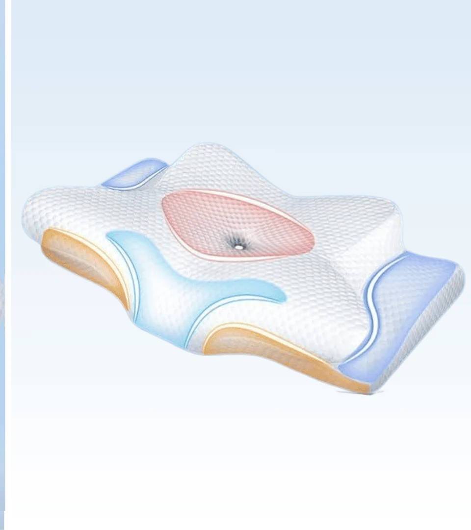 TheraPillow™ ContourCurve Pillow 3-Zone support diagram
