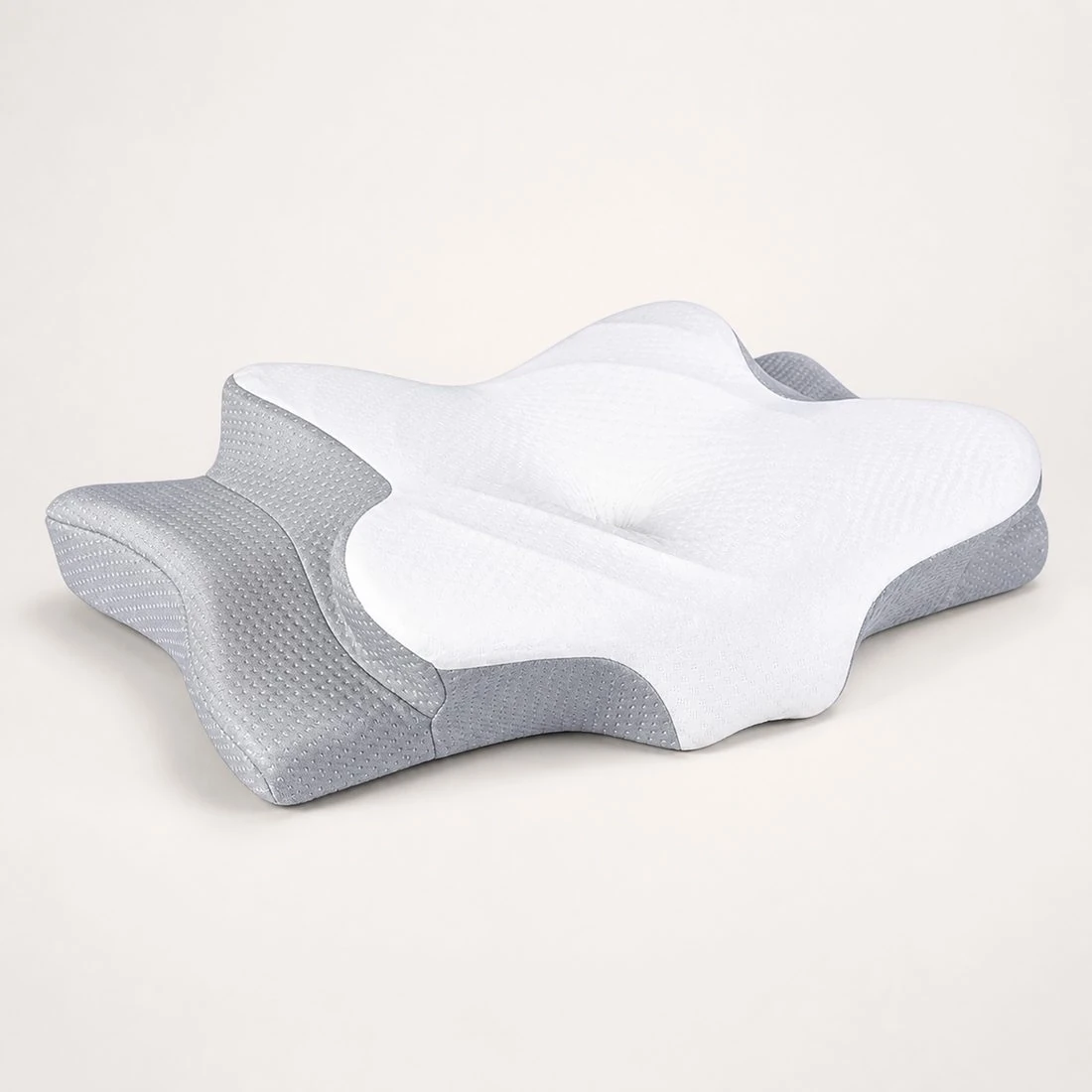 TheraPillow ContourCurve Pillow, angled top-down view